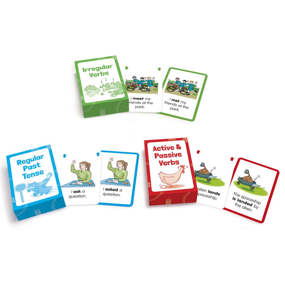 Junior Learning Verb Flashcards, Multi (JL209)