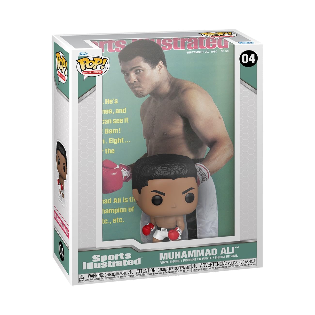 Funko Pop Sports Illustrated Cover: Boxing - Muhammad Ali - Sports Illustrated W2 - Collectable Vinyl Figure - Gift Idea - Official Merchandise - Toys