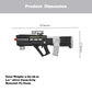 29 Inch Foam Prop 1:1 Scale Replica Cosplay Gun Lightweight EVA Realistic Design for Display & Role Play Halloween Collection