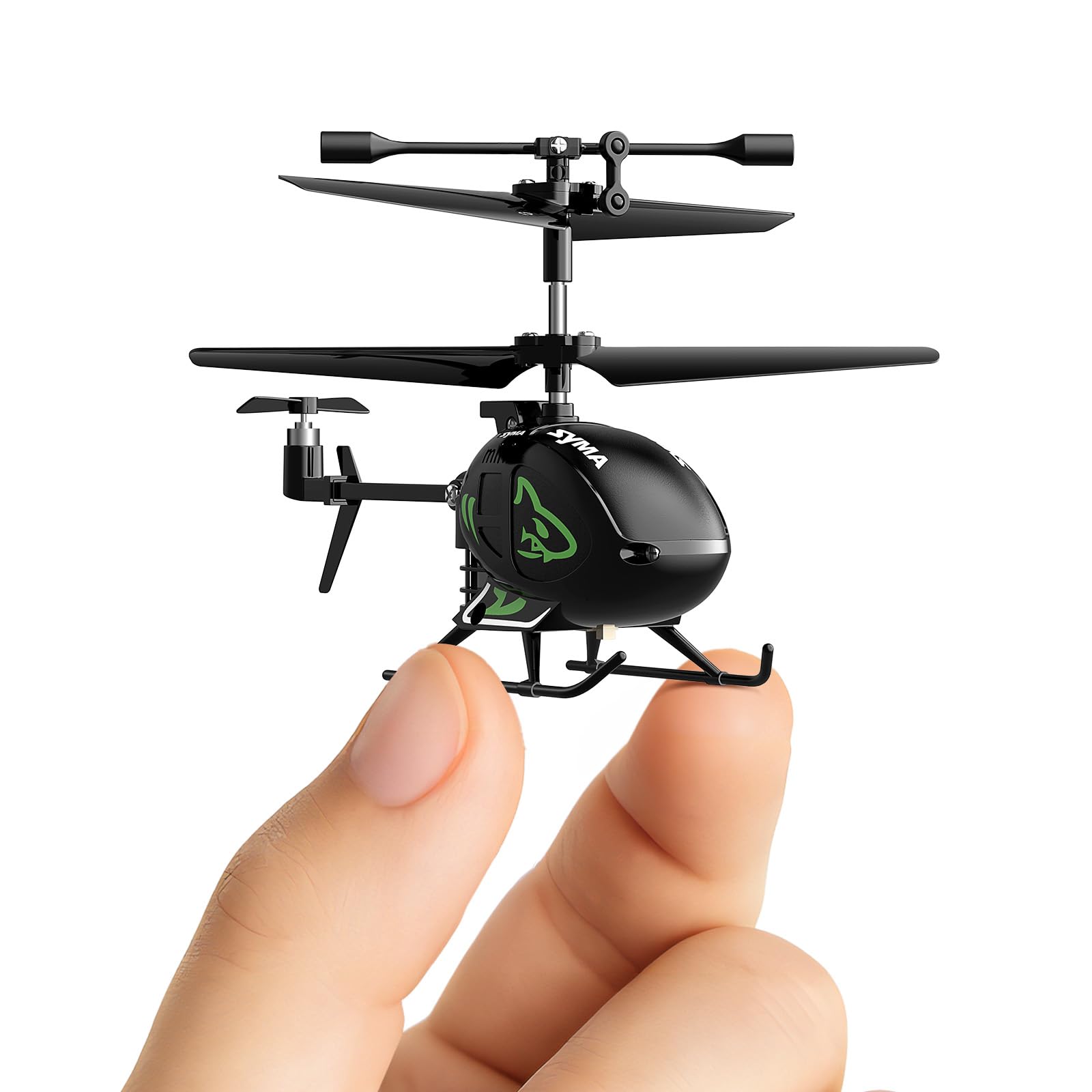 SYMA S100 Mini RC Helicopter for Kids, Indoor Flying, Altitude Hold, Black