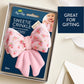 Itzy Ritzy Crinkle Teether Toy - Bow Teething Toy Includes Silicone, Velour & Crinkle Material - Features Multiple Textures for Teething Relief