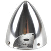 FlightModel Aluminum Spinner 2 Blades Special Drilled for RC Plane with Prop Adapter 2.5"", Silver