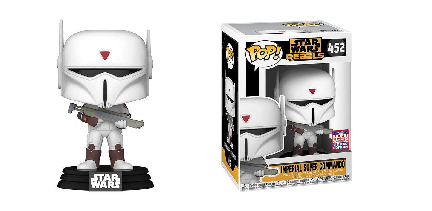 Funko Pop! Star Wars Imperial Super Commando Bobblehead 2021 FunKon Shared Summer Exclusive 452