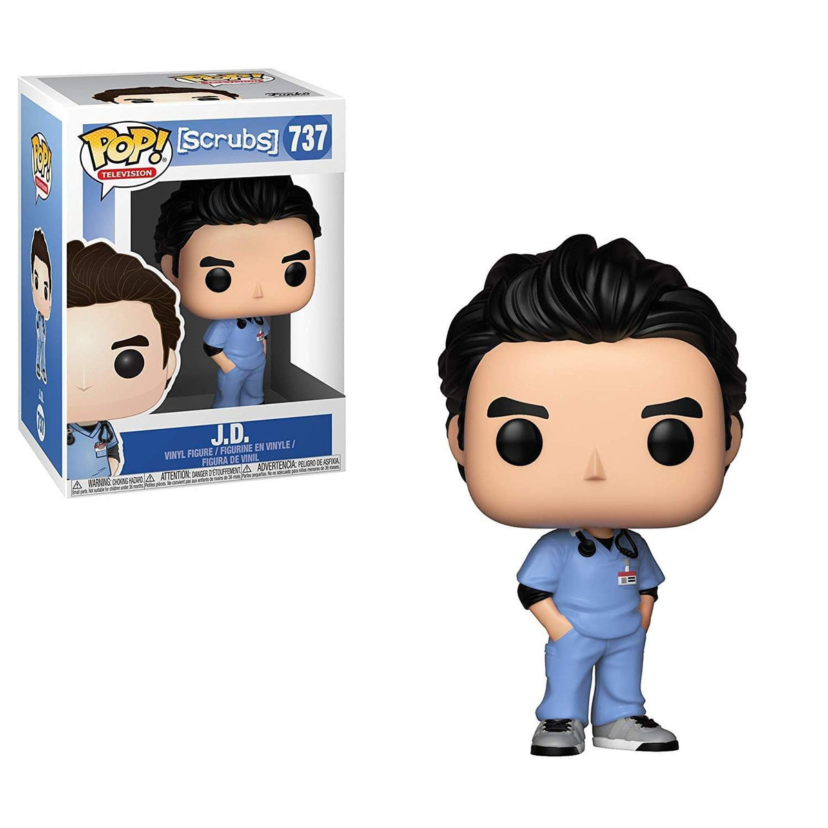 Funko Pop TV: Scrubs- J.D Toy, Multicolor