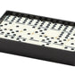 Double Six Professional Dominoes - White with Black Dots, Case Color May Very