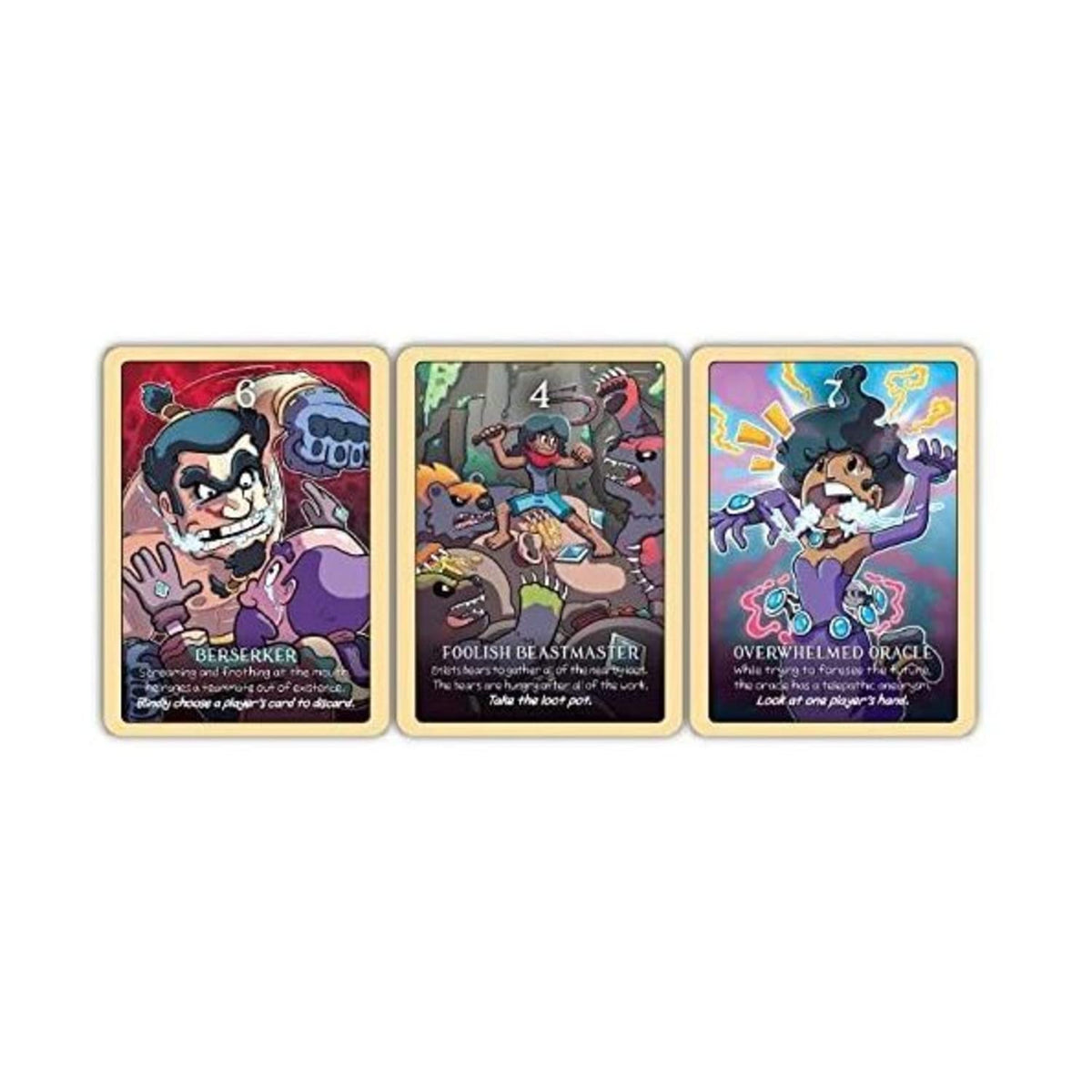 Golden Bell Studios Venture Party: A Fast & Funny Card Game for Unlucky Heroes, Blue