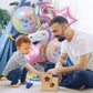 DUILE Unicorn Balloons Unicorn Birthday Party Decorations for Girls Foil Balloons Set Macaron and Rainbow Balloon Wedding Baby Shower Party Supplies