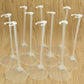 Qlychee 10pcs Transparent Stand Support for Dolls Mini Display Holder