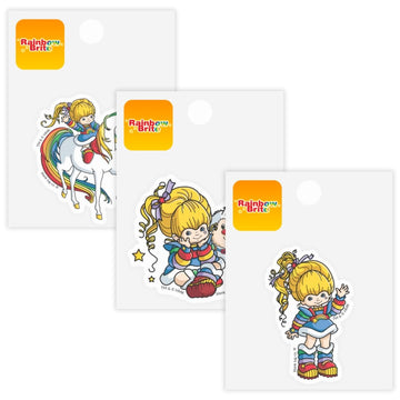 Rainbow Brite® Sticker Bundle - Waterproof Stickers for Water Bottles and Laptops