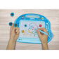LEXiBOOK, The Smurfs, A5 Magic Slate with Magnetic Accessories, Blue, CRSF550