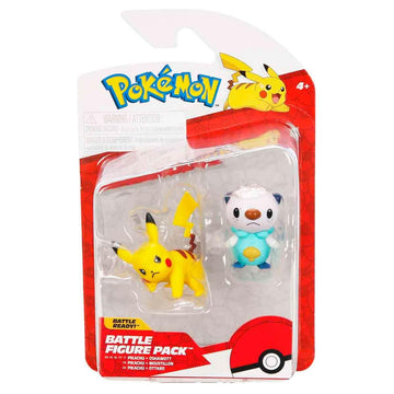 Pokemon Battle Figure First Partner 2 Pack (Oshawott & Pikachu #4) W6
