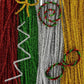 Crafter's Square Christmas Color Tinsel Stems, Pack of 4, Red, Green, Silver and Gold (180 Stems)