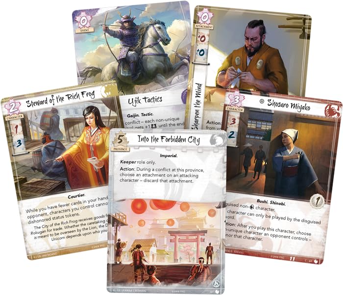 Legend of The Five Rings: The Card Game Justice for Satsume Dynasty Pack - Tactical Strategy Game for Kids & Adults, Ages 14+, 2 Players, 45-90 Minute