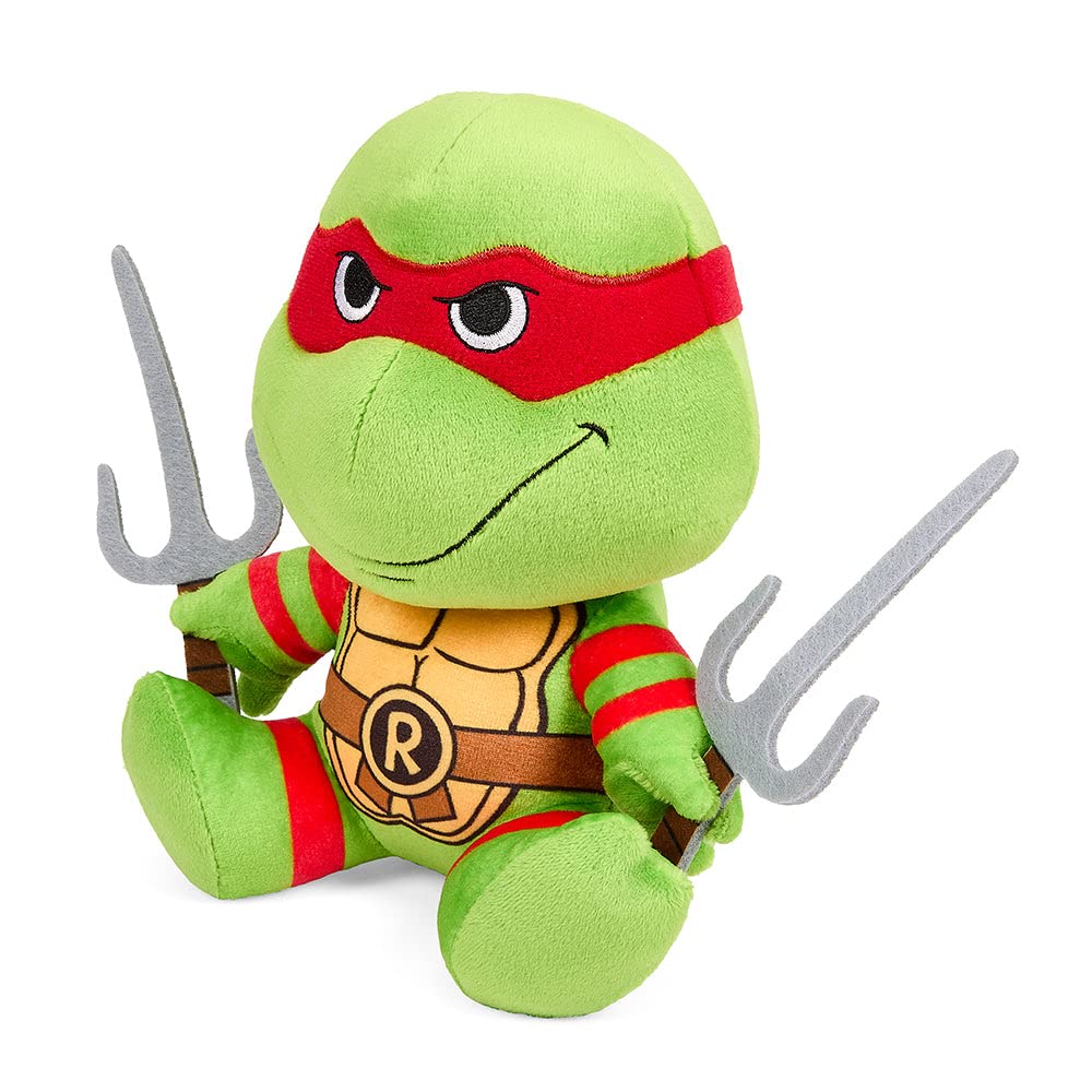 Kidrobot Teenage Mutant Ninja Turtles Raphael 7.5 Inch Phunny Plush