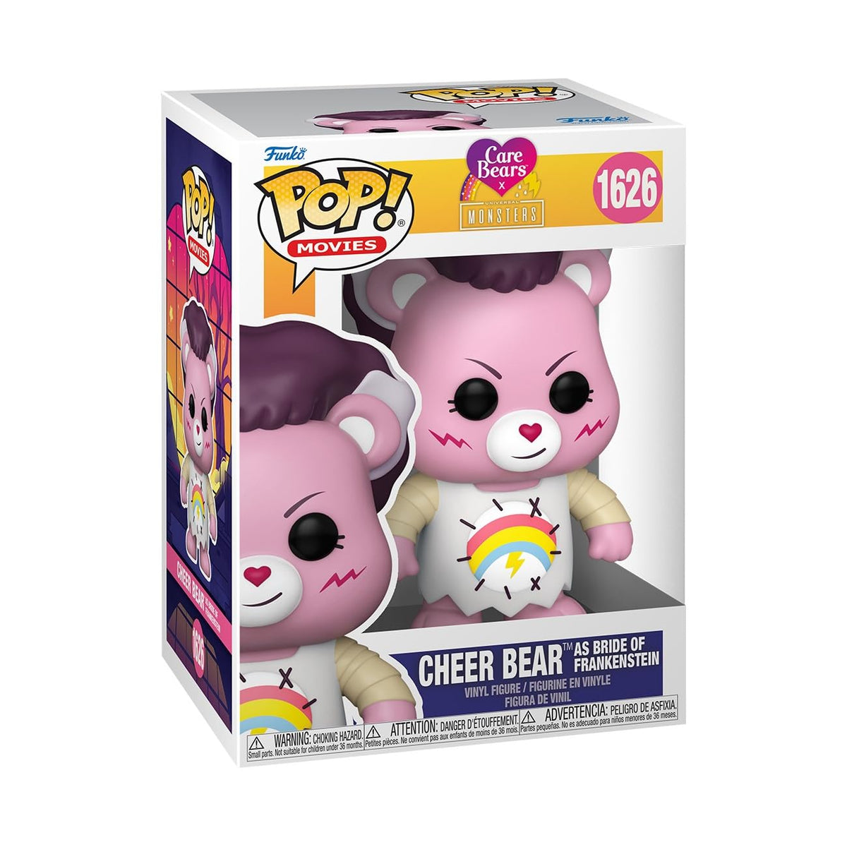 Funko POP!: Universal Monsters x Care Bears - Cheer Bear as Frankenstein