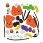 Fun Express Halloween Candy Corn Characters in Costume Craft Kit - Craft Kits - 12 Pieces