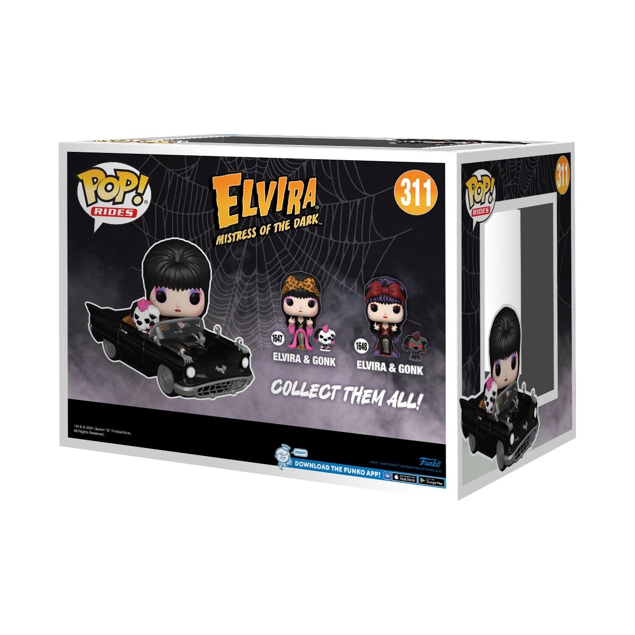 Funko POP! Rides Deluxe: Elvira Mistress of the Dark with Macabre Mobile