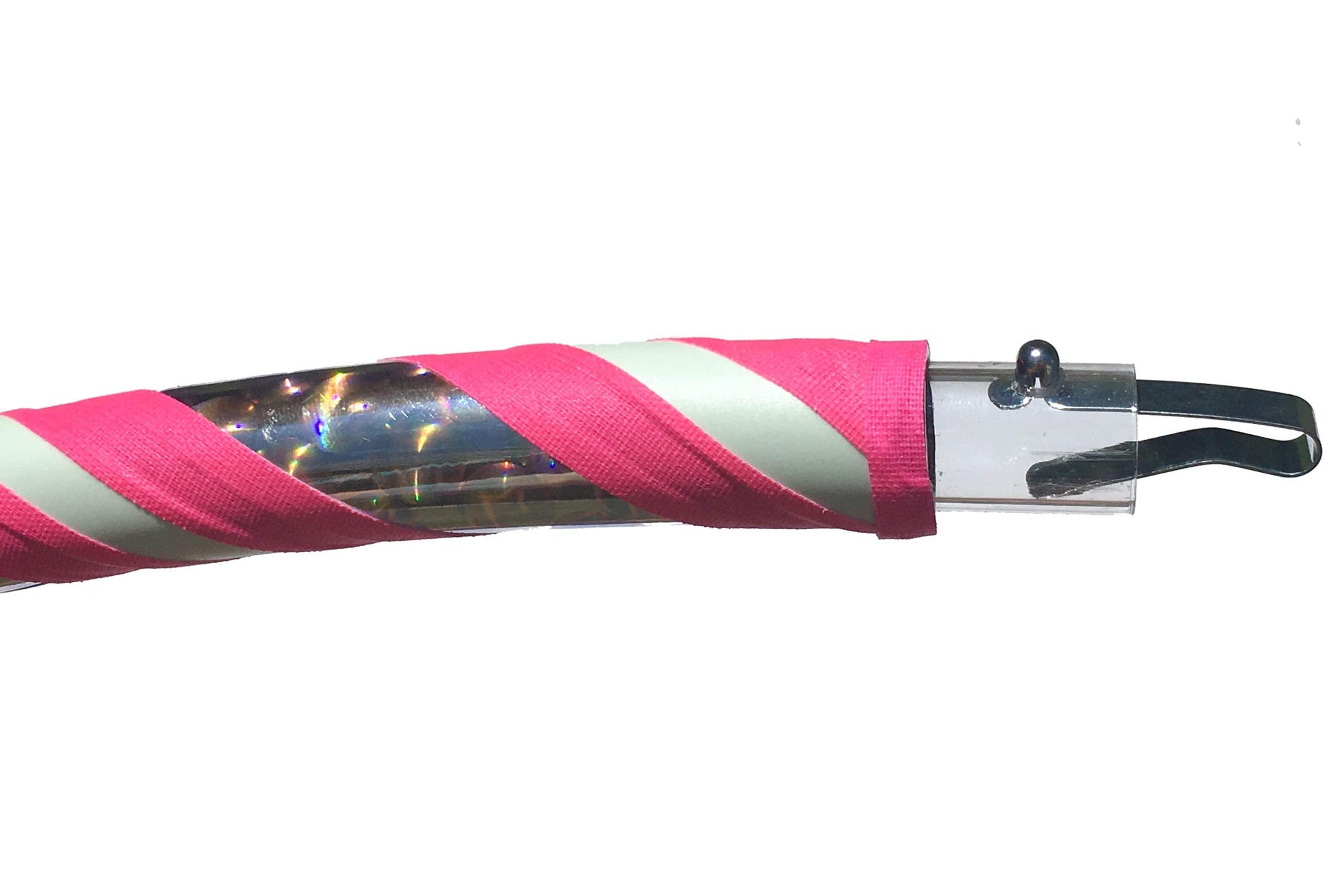 Glow in The Dark Hula Hoop Made for Adults and Kids and Best for Hoop Dance, Tricks and Fun (34" Hoop Size and Weighs 9.8 oz) (Pink Matrix)