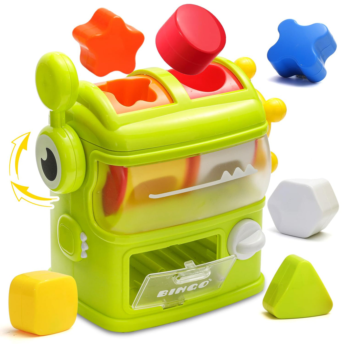 Shape Sorter Toys for Kids 1 2 3 Years Old, Sensory Learning Montessori Toy
