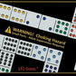 Deluxe Mexican Train Dominoes Set with Action Tiles - Fun New Twist with Skip, Draw, Reverse, Wild & More