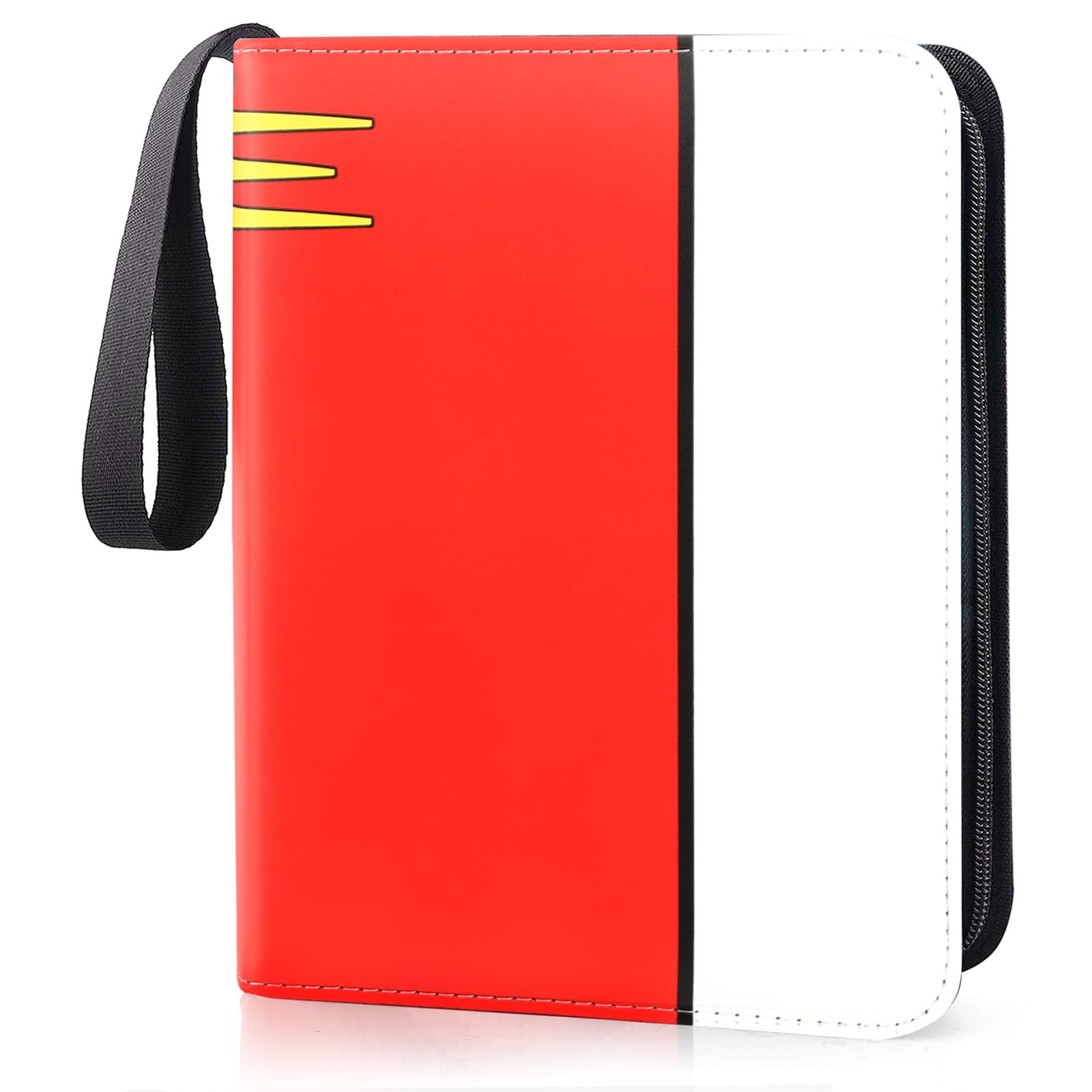 Card Binder 4 Pocket, Collectible Trading Card Albums Fits 400 Cards with 50 Removable Sleeves, Portable Trading Card Binder Collection Album Holder