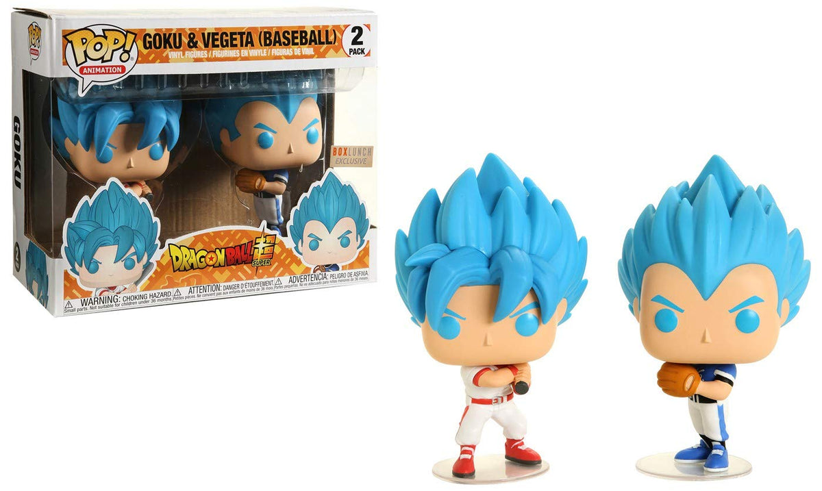 FUNKO POP! ANIMATION: Dragonball Super - Goku & Vegeta (Baseball)