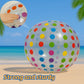 GiftExpress 40" Polka Dot Beach Ball - Giant Transparent Inflatable Ball for Swimming Pool Party - Summer Outdoor Water Toy & Decoration