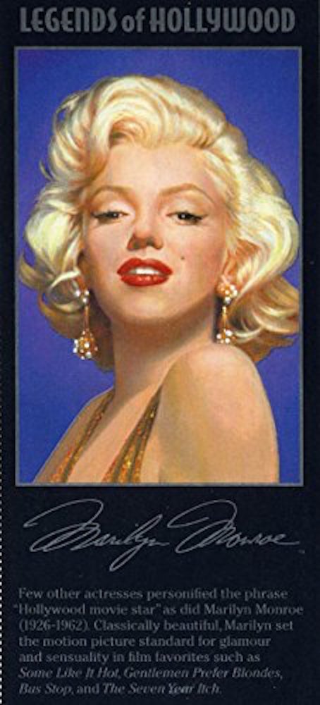 USPS Legends of Hollywood Marilyn Monroe (1926-1962) (Hollywood Movie Star) (Sheet of 20) 32 Cent Postage Stamps 1995 Scott #2967