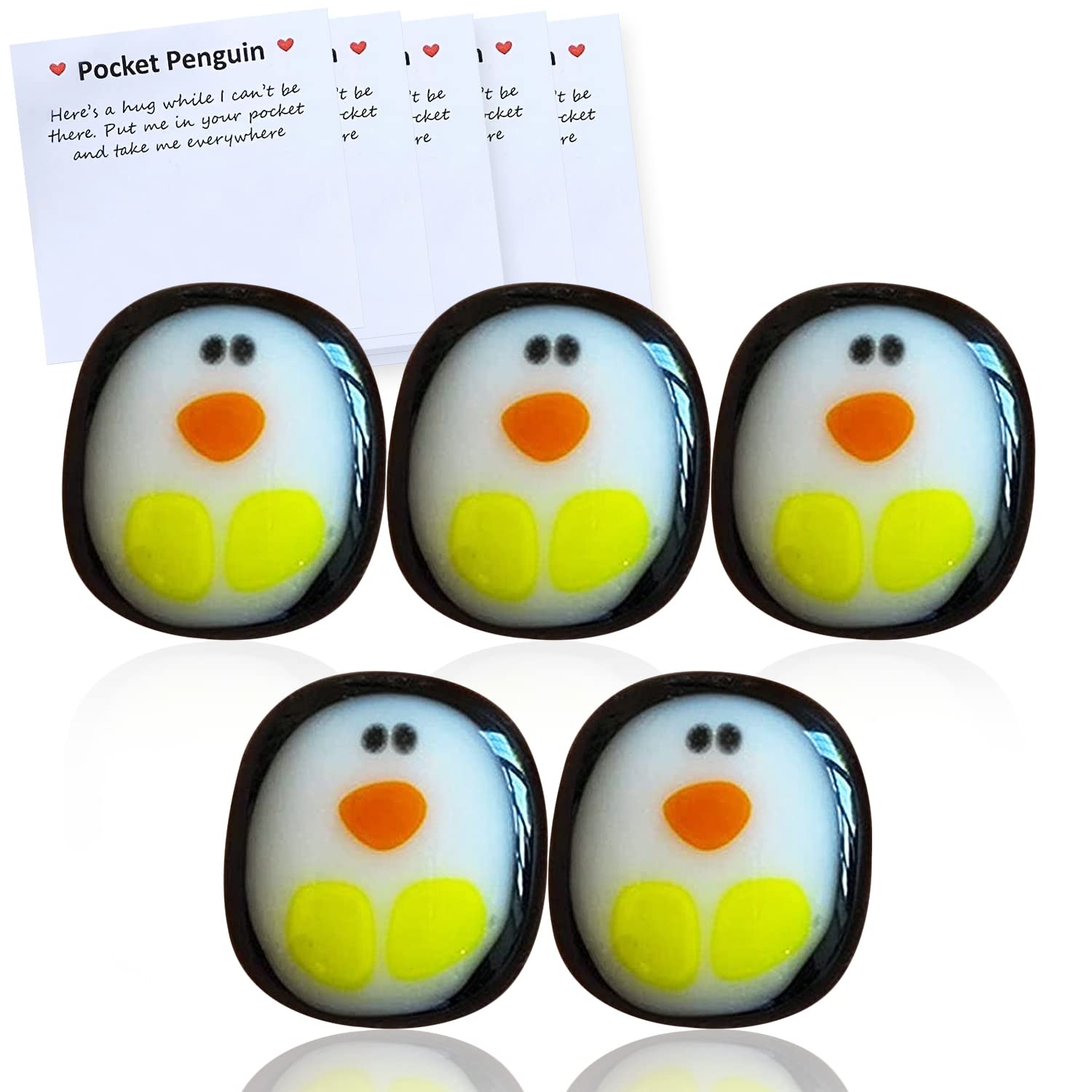 Qitiieli A Little Pocket Penguin Hug, Mini Cute Animal Decoration Pocket Hug Penguin Stress Relief Toy, Special Encourage Birthday Wedding Party