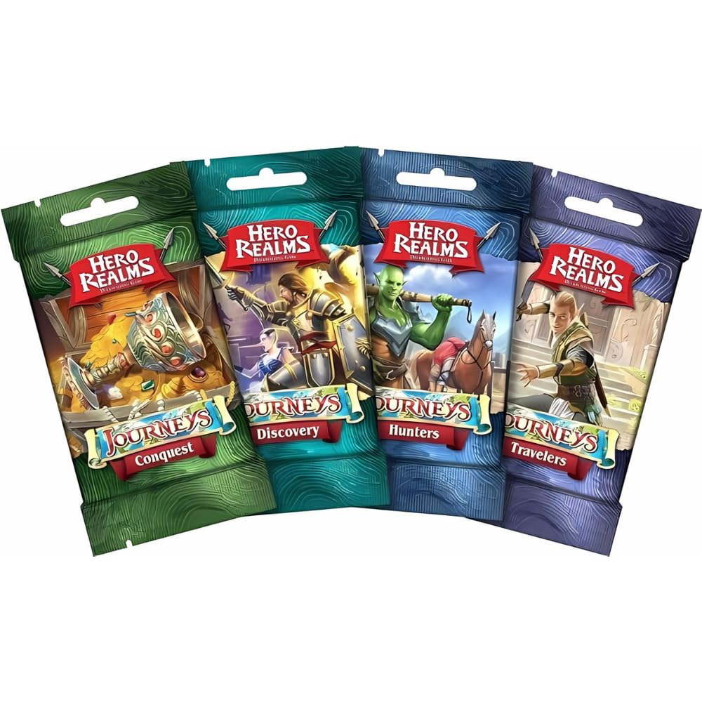 Wise Wizard Games, Hero Realms Bundle: Lost Village, Journeys and Ancestry Packs (3 Items)