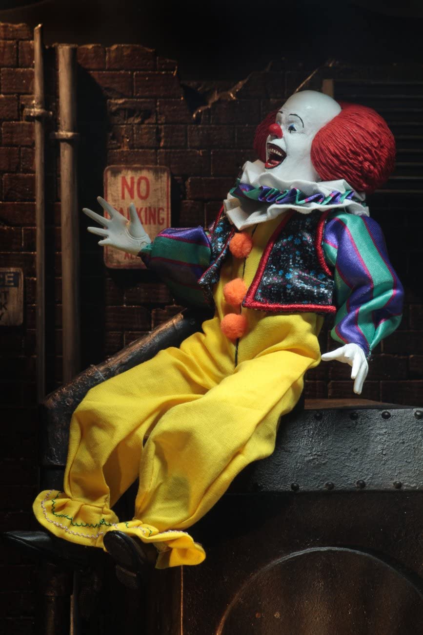 NECA 1990 IT: Pennywise 8 Inch Clothed Action Figure