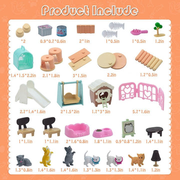 iselyn Pet Pretend Play Toys