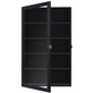 The Playing Card Frame - 25 Deck Holder Display Case Frame Wall Mount (Black Finish)