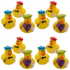 Fun Express Rubber Ducks, Assorted Styles Birthdays, Grand Events, Party Favors, Table Decorations, Treasure Chest Supplies (Artist) - VBS Vacation