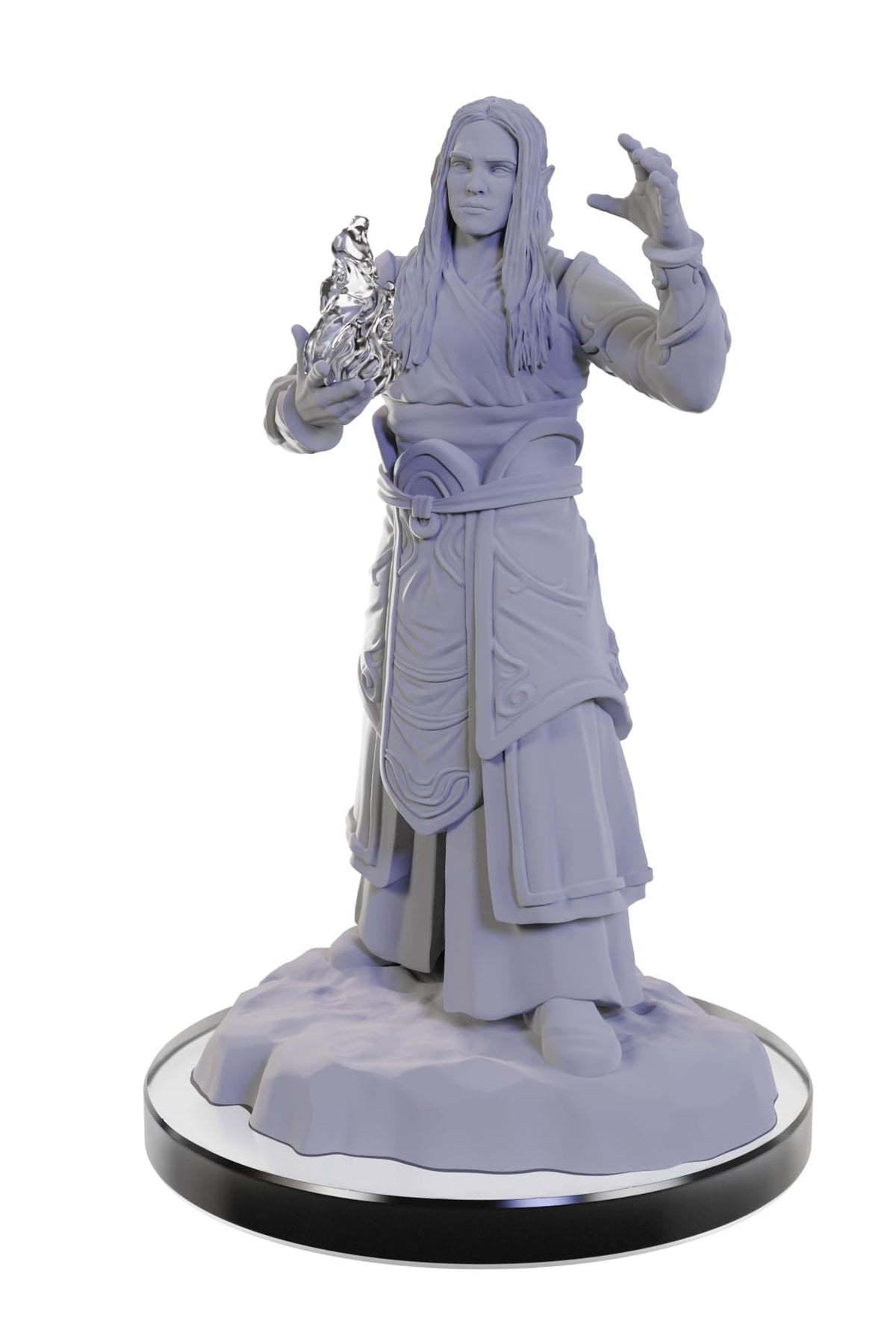 WizKids D&D Nolzur's Marvelous Miniatures: Elf Wizards Dungeons and Dragons Unpainted Miniatures