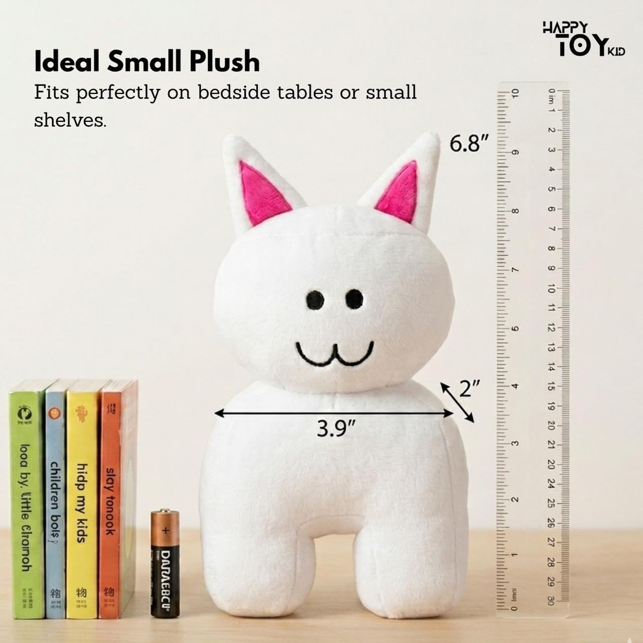 Happy Toy Kid Set of 7 Soft Plush Toys - Fun for Kids, Cuddling, Travel & Playtime Premium Stuffed Toy Collection