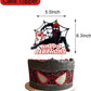 Ddajksq 25Pcs Miles Morales Party Cake Decorations, Spider Birthday Cake Cupcake Toppers for Spidey Party Supplies