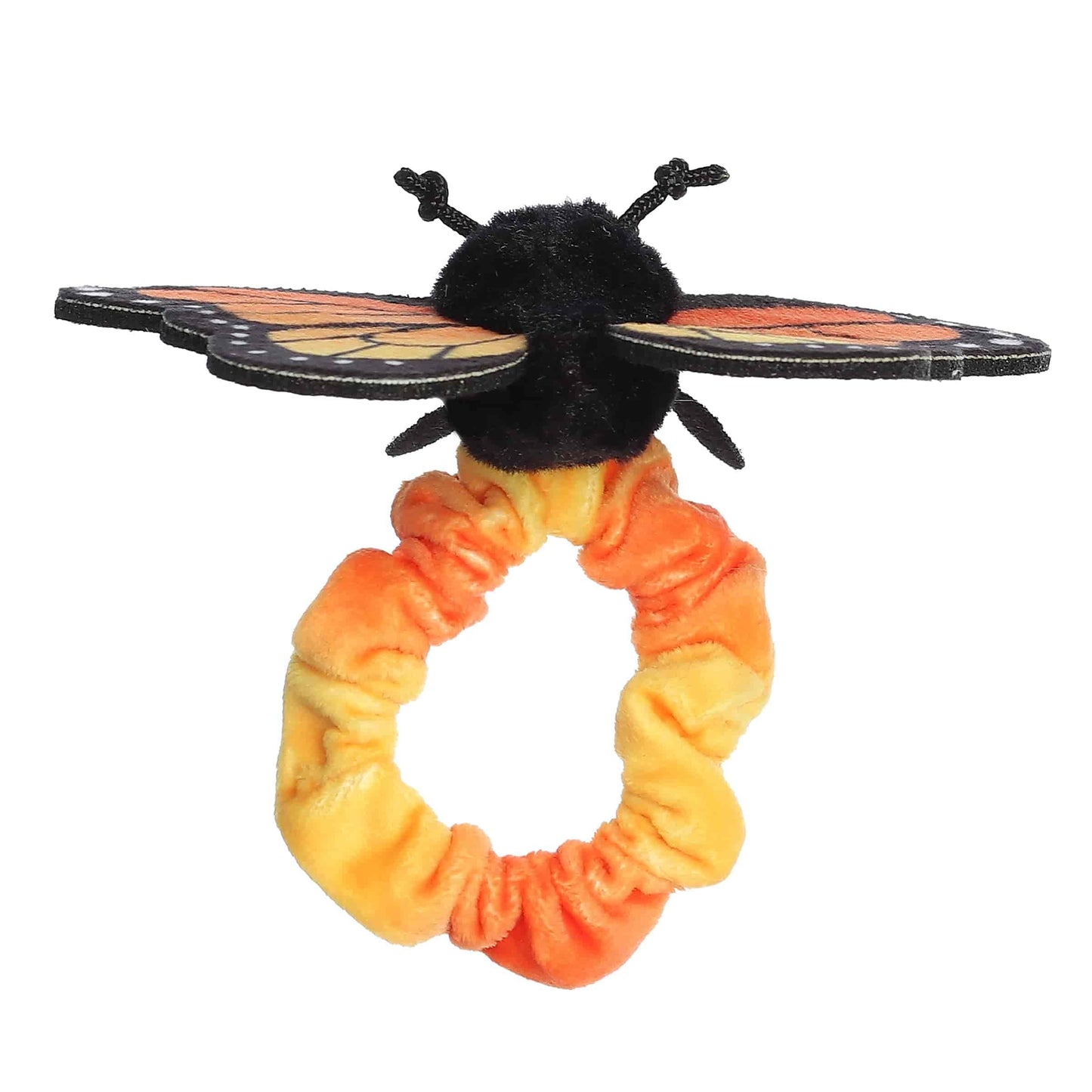 Aurora® Vibrant Wrist Fliers™ Monarch Butterfly Stuffed Animal - Eye-Catching Designs to Wear - Perfect for Kids 3+ Years and Animal Loving Adults