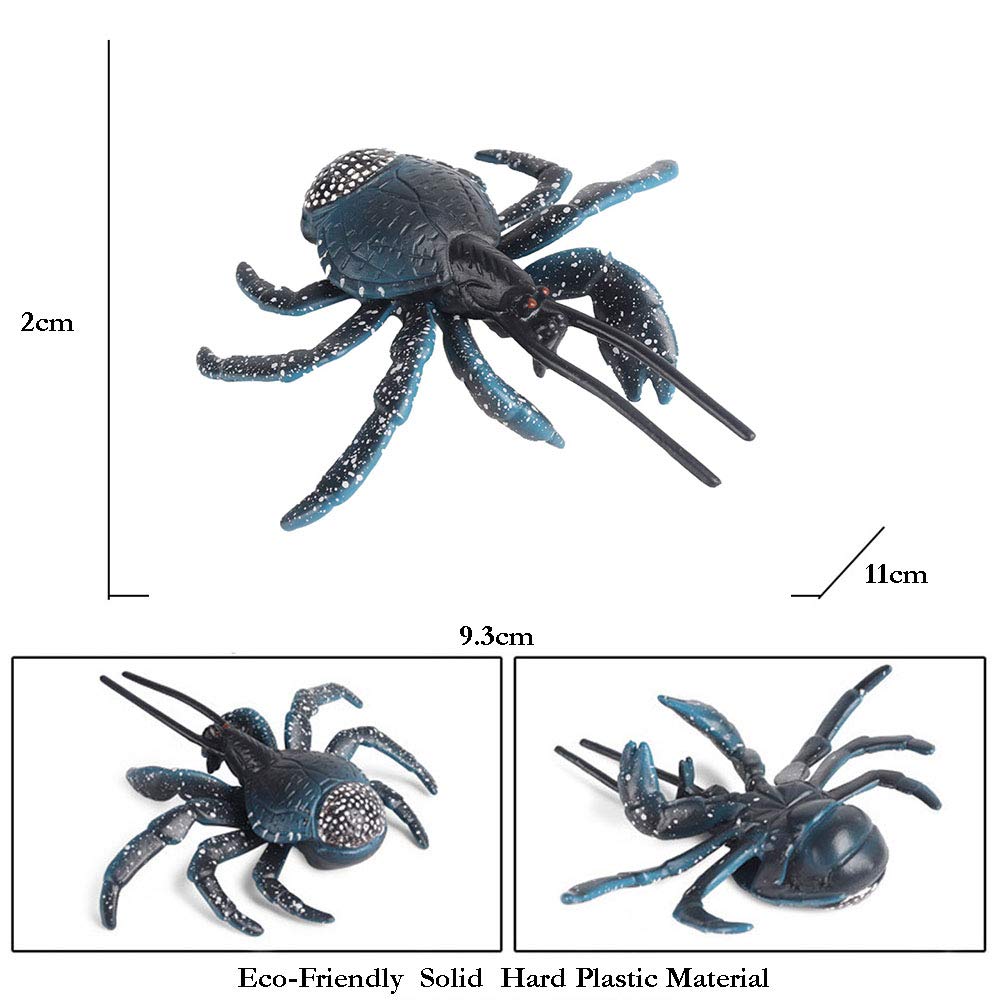 JOKFEICE Realistic Animal Figures Coconut Crab Sea Animal Toy, Science Project, Cake Topper, Early Educational Toys Birthday for Toddlers Kids Age 3 4