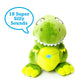 Mighty Mojo Silly Sounds Plush Talking Stuffed Animal - Makes Over 20 Silly Sounds - Burps, Farts and Roars - 10 Inches (Dinosaur)