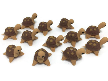 Mr_air_thai_Miniature Lot of 12 Miniature Turtle Fairy Garden Supplies Animal Figurine Furniture Dollhouse DIY GD#003