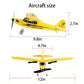Tsiodot 2.4GHz RC Airplane Glider - 2CH Ready-to-use Foam Airplane Toy, Easy Flying Toy Beginners for Kids and Boys(Yellow)