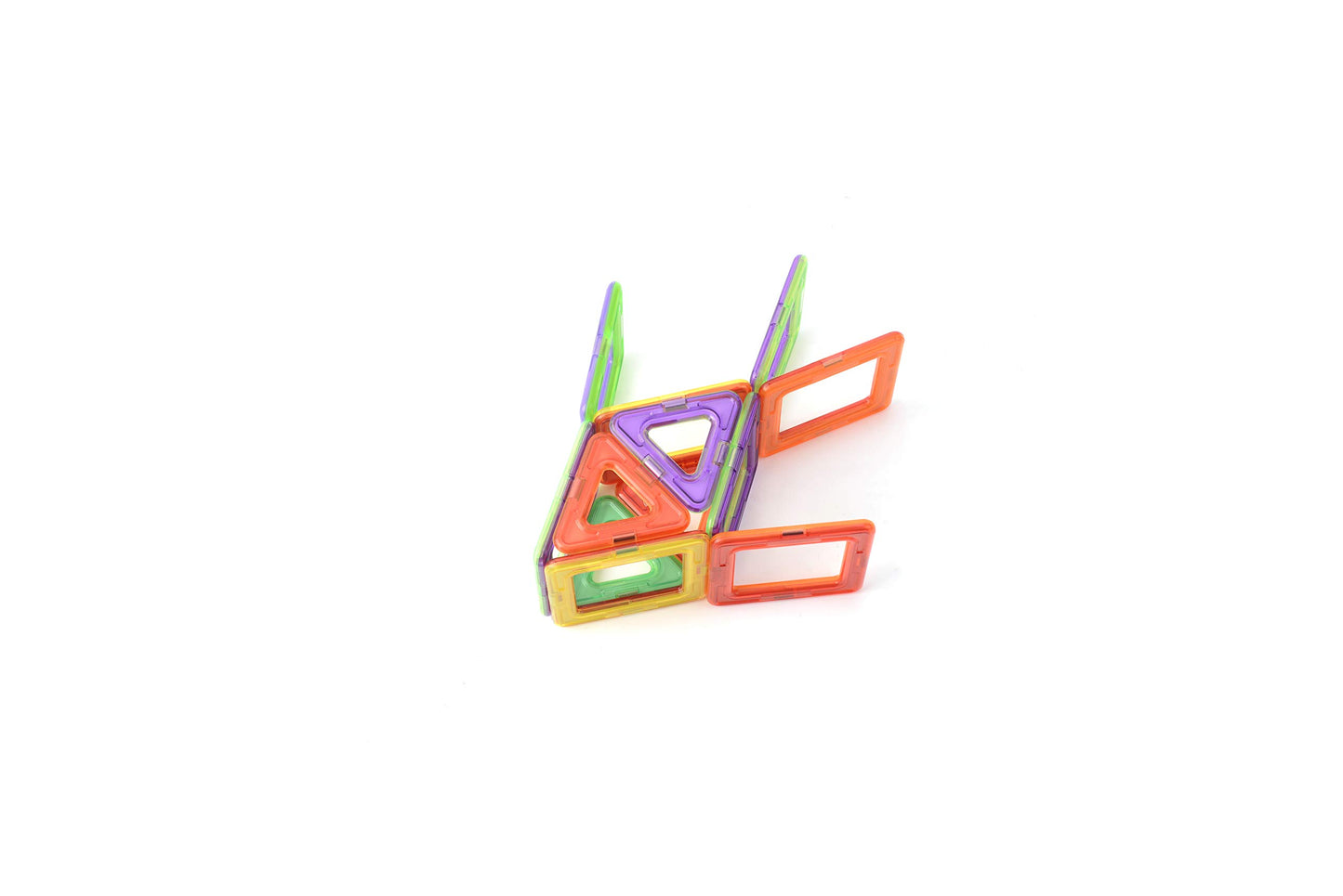 JDBF Magnetic Building Tiles Set for Kids, STEM Educational Construction Toy with Strong Magnets, Colorful Magnetic Blocks for Creative Play, Ages 3+