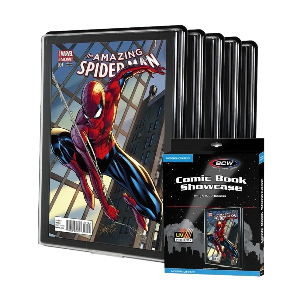 BCW Comic Book Frame with UV Protection | Modern/Current Age | Comic Book Display Frame | Comic Book Showcase Display Case | Comic Book Holder Picture