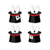 Big Dot of Happiness Ta-Da, Magic Show - Rabbit in a Magician’s Hat Decorations DIY Magical Birthday Party Essentials - Set of 20