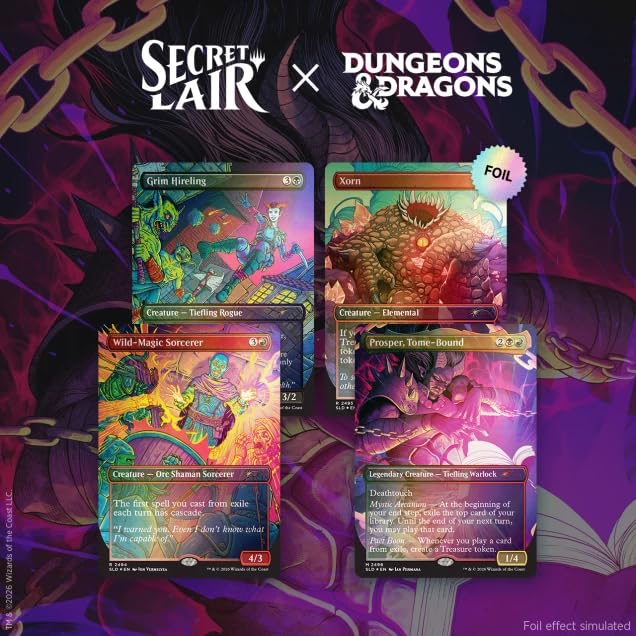 Magic: The Gathering Secret Lair x Dungeons & Dragons: Shadows Over Baldur's Gate Foil Edition