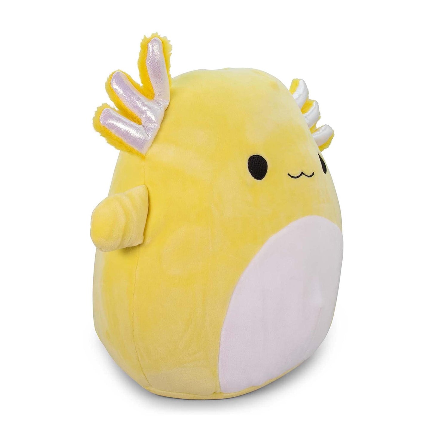 Official KellyToy Squishmallow Treyton Axoltl Yellow 12-inch Plush Pillow