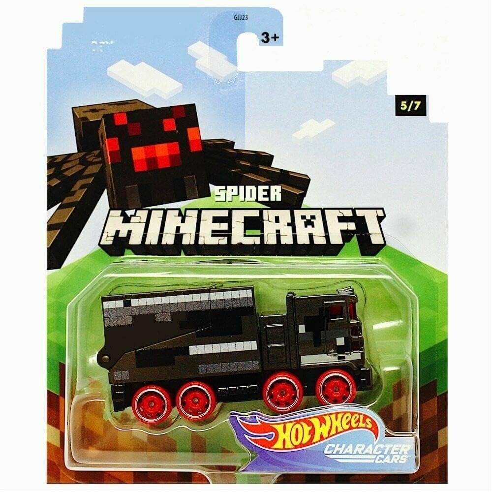 Hot Wheels 2020 Minecraft Gaming 1/64 Character Cars -Spider Vehicle (5/7)