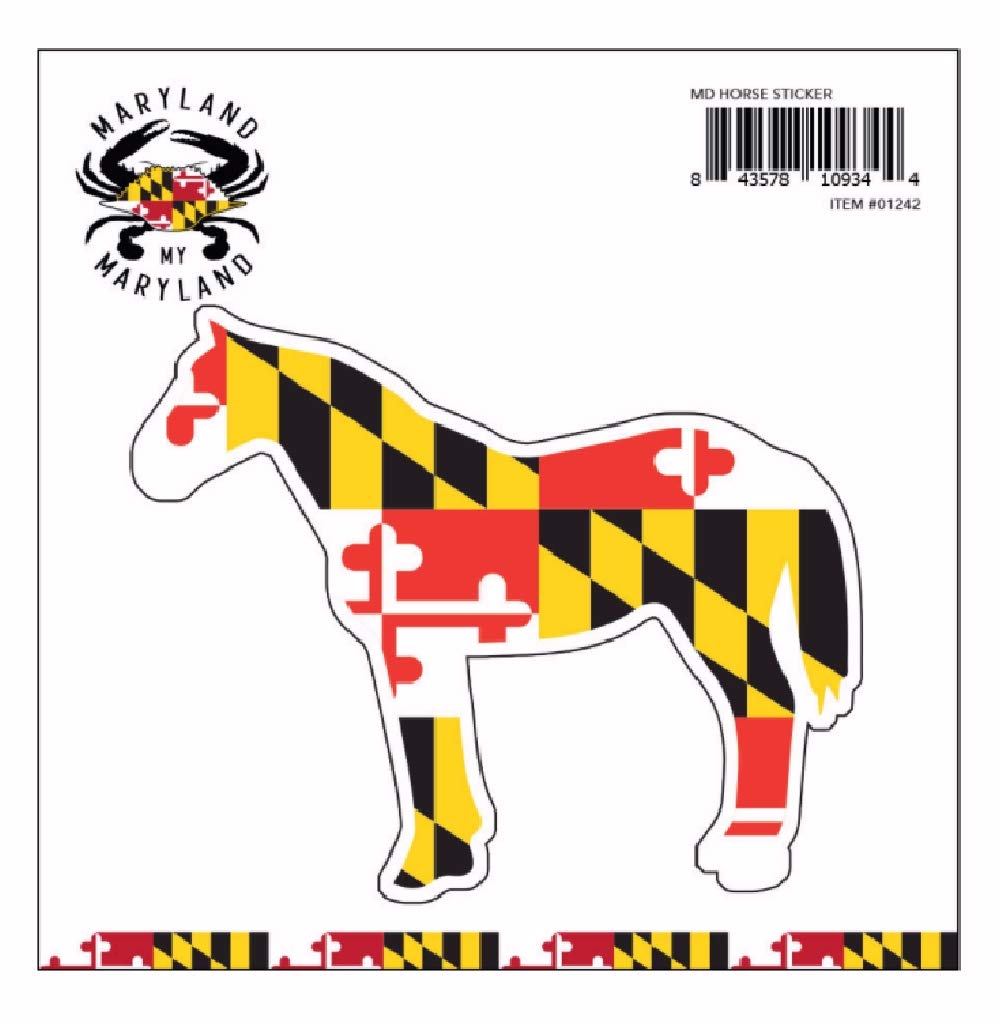 Maryland Horse Sticker Car Decal Maryland My Maryland