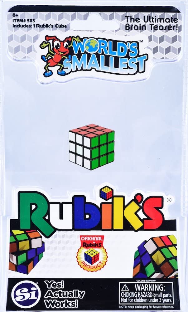 World's Smallest Rubik's Cube - Pocket Sized 3D Puzzle